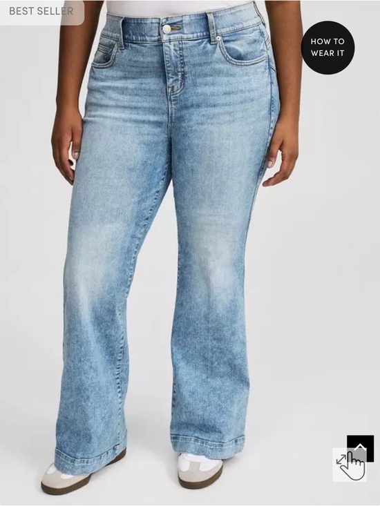 torrid Denim - torrid Light Blue High-Rise Wide-Leg Jeans